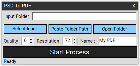 Photoshop Toolkit PSD to PDF